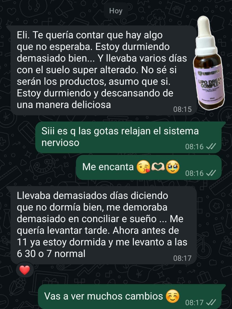 Testimonio Kit y Gotas